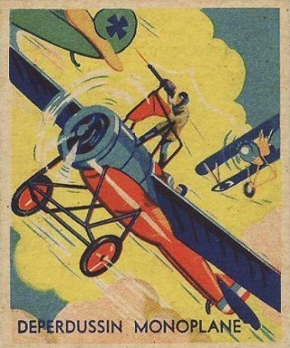 1934 National Chicle Sky Birds Deperdussin Monoplane #64 Non-Sports Card