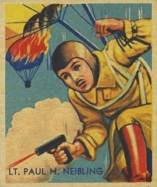 1934 National Chicle Sky Birds Lt. Paul H. Neibling #73 Non-Sports Card