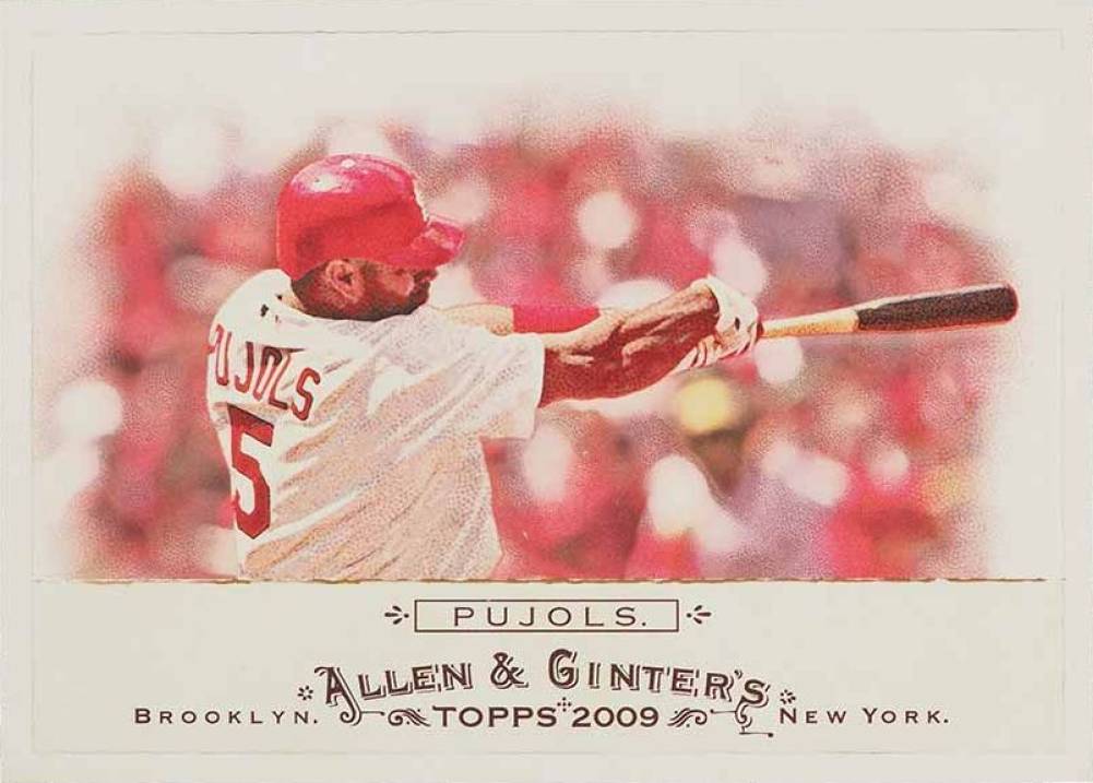 2009 Topps Allen & Ginter Albert Pujols #71 Baseball Card