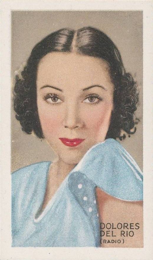 1934 Gallaher Ltd. Champions of Screen & Stage Dolores Del Rio #9 Non-Sports Card