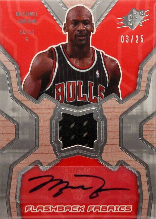 2007 SPx Flashback Fabrics Michael Jordan #FFAMI Basketball Card