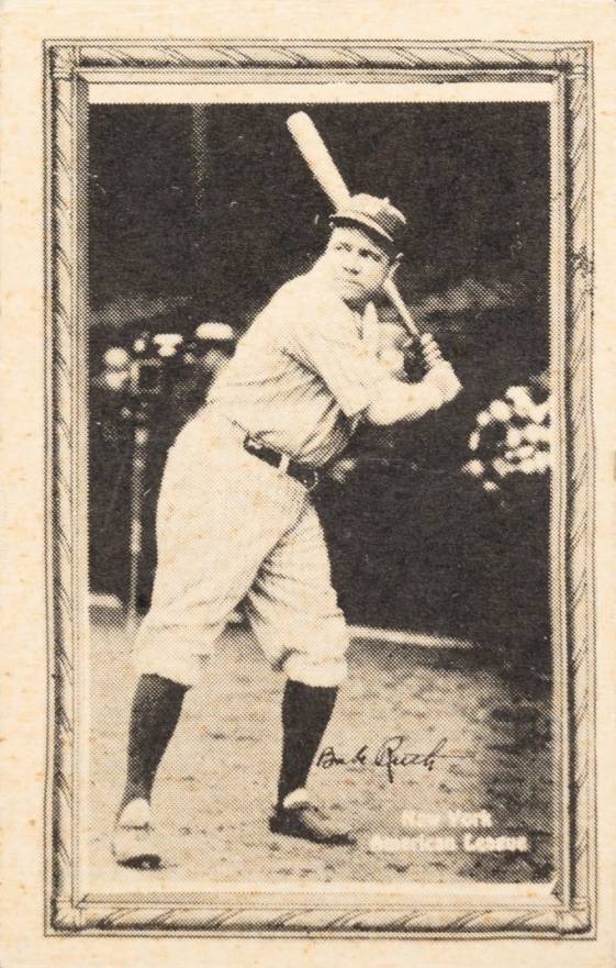 1929 Strip Card Babe Ruth # Baseball Card