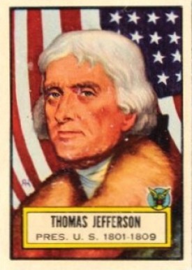 1952 Look 'N See Thomas Jefferson #3 Non-Sports Card