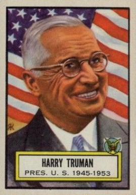 1952 Look 'N See Harry Truman #5 Non-Sports Card