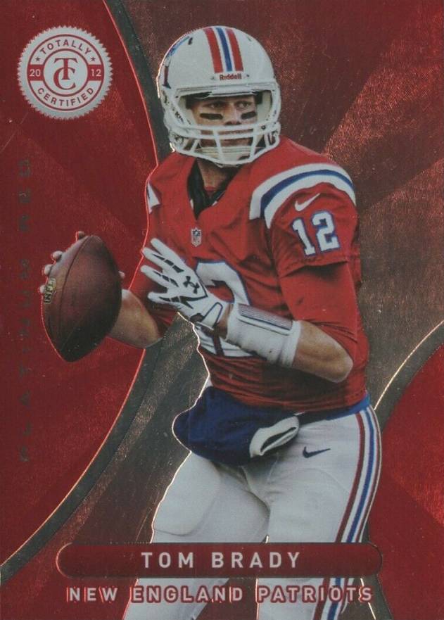 2012 Panini Totally Certified  Tom Brady #1 Football Card