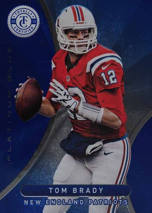 2012 Panini Totally Certified  Tom Brady #1 Football Card