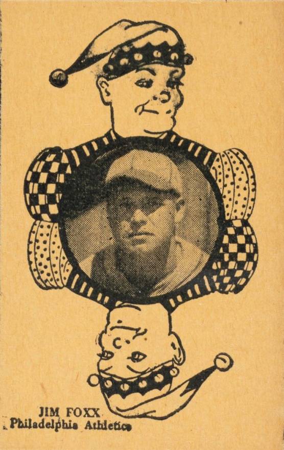 1927 Strip Card Jim Foxx # Baseball Card