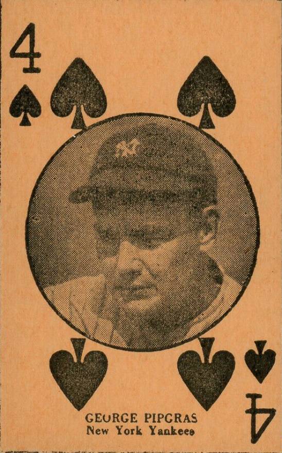 1927 Strip Card George Pipgras # Baseball Card