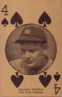 1927 Strip Card George Pipgras # Baseball Card