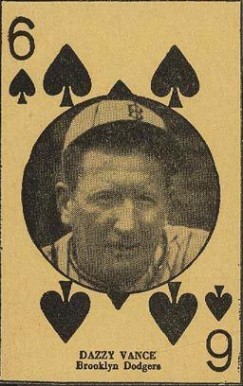 1927 Strip Card Dazzy Vance # Baseball Card