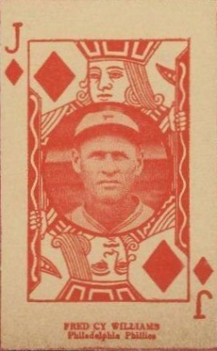 1927 Strip Card Fred Cy Williams # Baseball Card