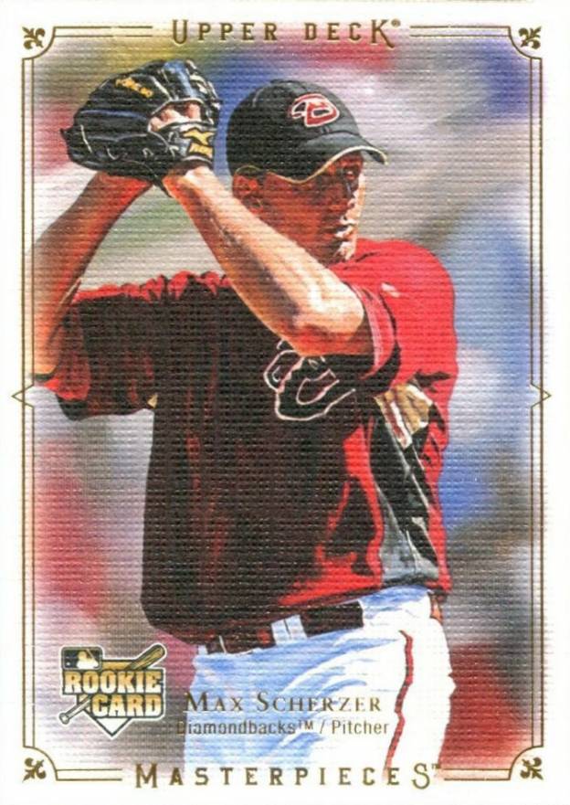 2008 Upper Deck Masterpieces Max Scherzer #5 Baseball Card