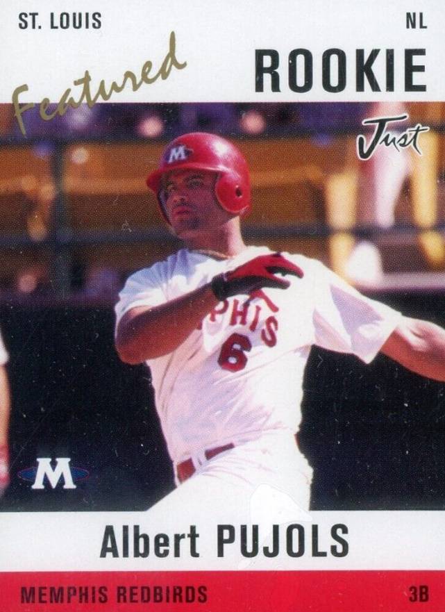 2004 Just Featured Preview Albert Pujols #AP5 Baseball Card