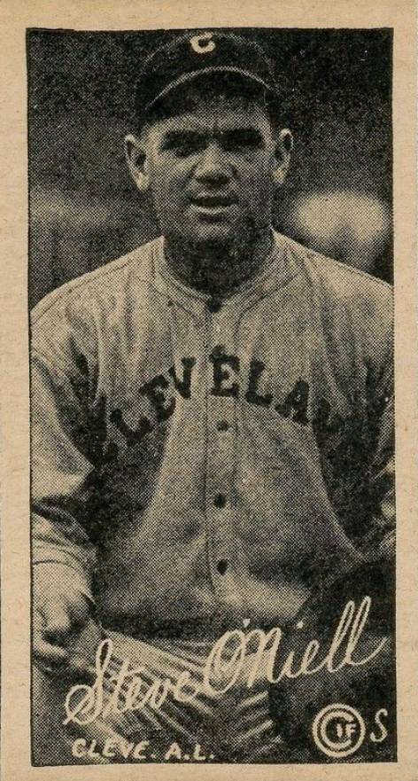 1923 Strip Card Steve O'Neill # Baseball Card