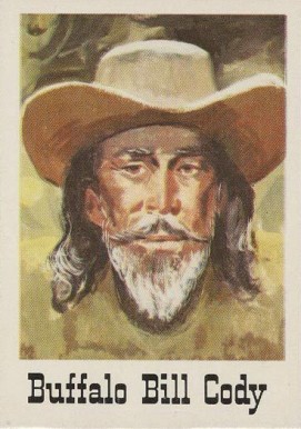 1966 Leaf Good Guys and Bad Guys Buffalo Bill Cody #71 Non-Sports Card