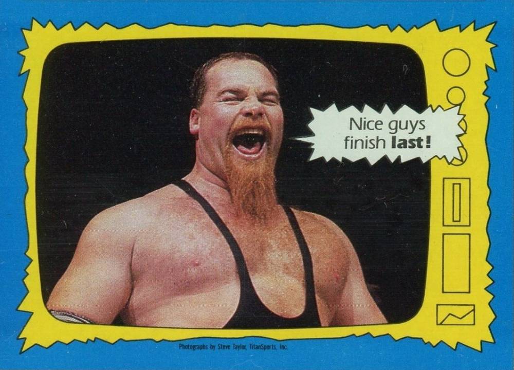 1987 Topps WWF Jim (The Anvil) Neidhart Speaks #67 Other Sports Card