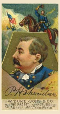 1888 Duke Sons & Company Great Americans Phil Sheridan # Non-Sports Card