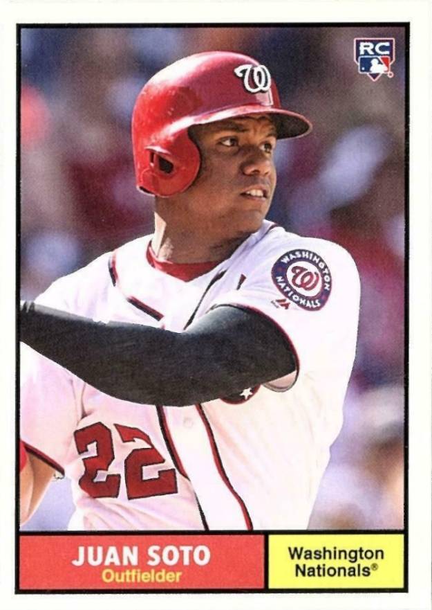 2018 Topps Throwback Thursday Juan Soto #184 Baseball Card