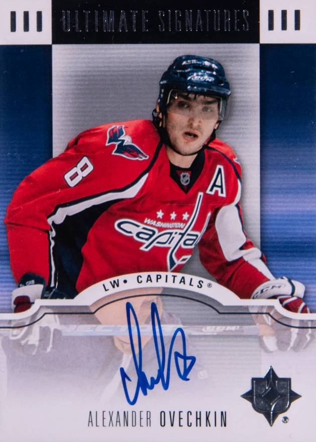 2007 Ultimate Collection Ultimate Signatures Alexander Ovechkin #US-AO Hockey Card