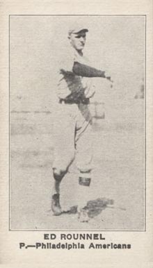 1922 Strip Card Ed Rounnel # Baseball Card