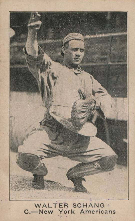 1922 Strip Card Wally Schang # Baseball Card