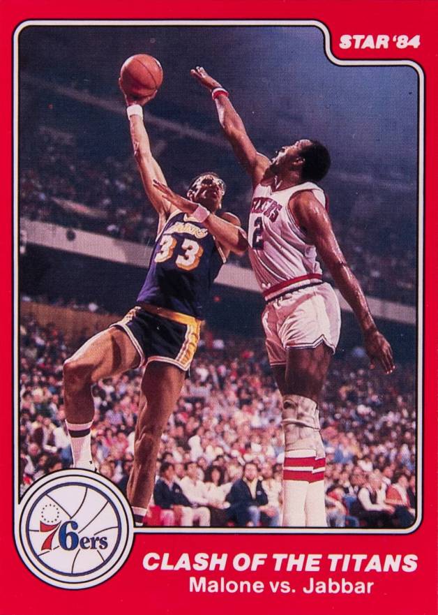 1983 Star Sixers Champions Clash of the Titans #3 Basketball Card