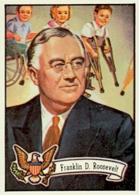 1972 Topps U.S. Presidents Franklin Roosevelt #31 Non-Sports Card