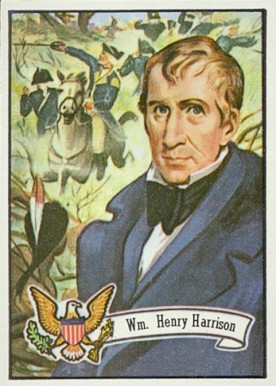 1972 Topps U.S. Presidents Wm. Henry Harrison #9 Non-Sports Card