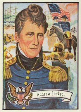 1972 Topps U.S. Presidents Andrew Jackson #7 Non-Sports Card