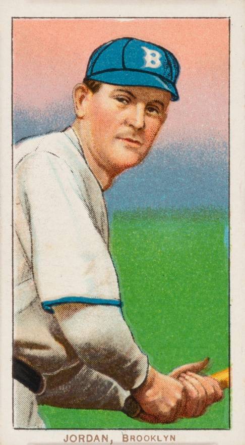 1909 White Borders UZIT Jordan, Brooklyn #242 Baseball Card