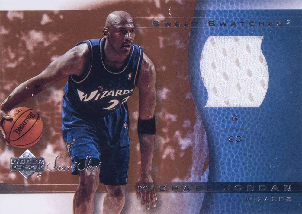 2003 Upper Deck Sweet Shot Sweet Swatches Michael Jordan #MJ-SS Basketball Card