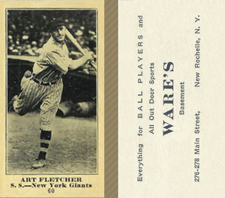 1916 Wares Art Fletcher #60 Baseball Card