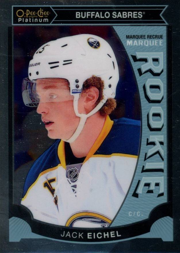 2015 O-Pee-Chee Platinum Marquee Rookies Jack Eichel #M50 Hockey Card