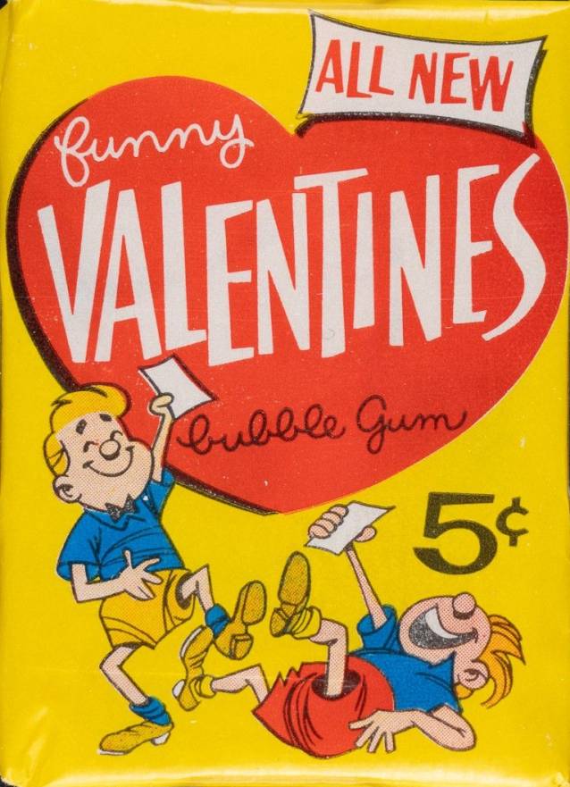 1960  Funny Valentines Wax Pack #WP Non-Sports Card