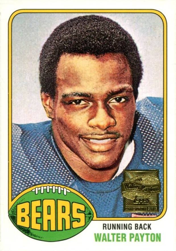 2001 Topps Payton Reprint Walter Payton #WP1 Football Card