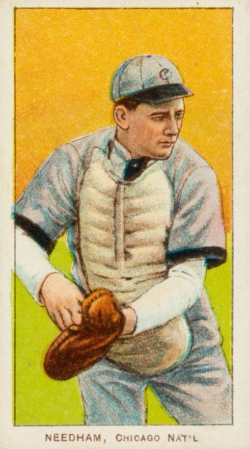 1909 White Borders Cycle 460 Needham, Chicago Nat'L #357 Baseball Card