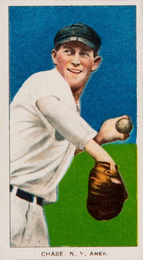 1909 White Borders Cycle 460 Chase, N.Y. Amer. #85 Baseball Card