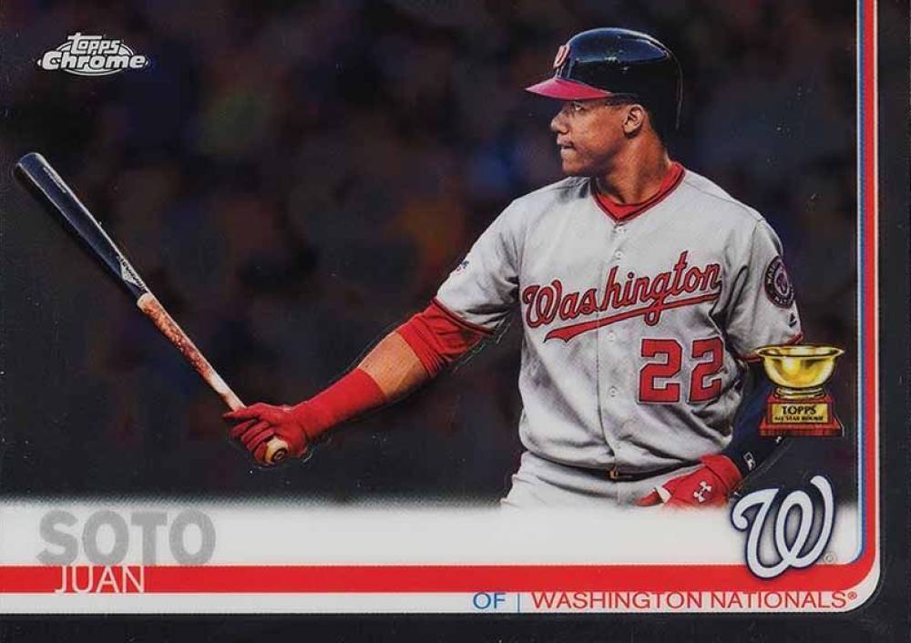 2019 Topps Chrome Juan Soto #155 Baseball Card