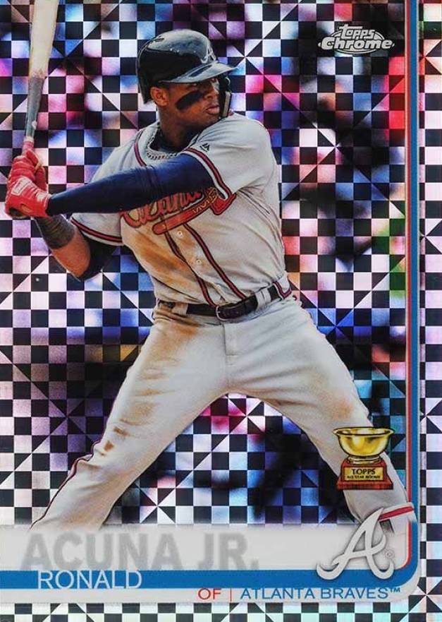 2019 Topps Chrome Ronald Acuna Jr. #117 Baseball Card