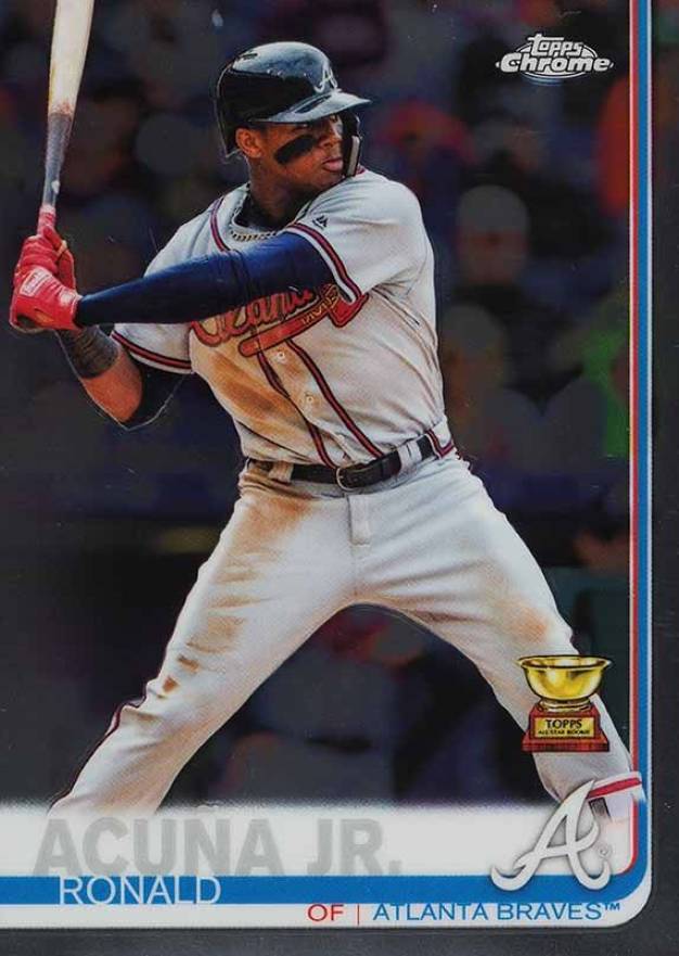 2019 Topps Chrome Ronald Acuna Jr. #117 Baseball Card