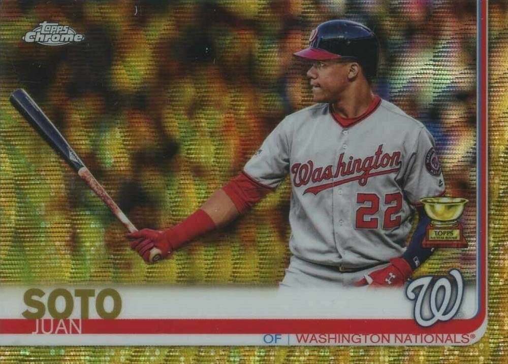 2019 Topps Chrome Juan Soto #155 Baseball Card