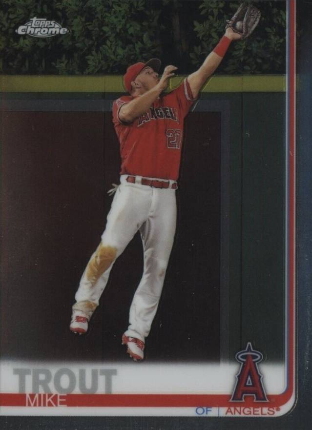 2019 Topps Chrome Mike Trout #200 Baseball Card