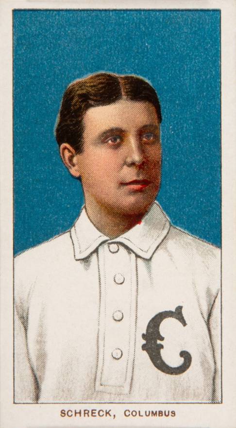 1909 White Borders Cycle 350 Schreck, Columbus #429 Baseball Card