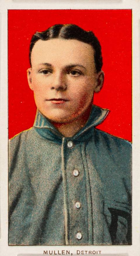 1909 White Borders Cycle 350 Mullen, Detroit #347 Baseball Card