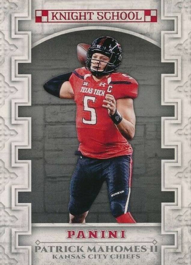 2017 Panini Knight School Patrick Mahomes II #PM Football Card