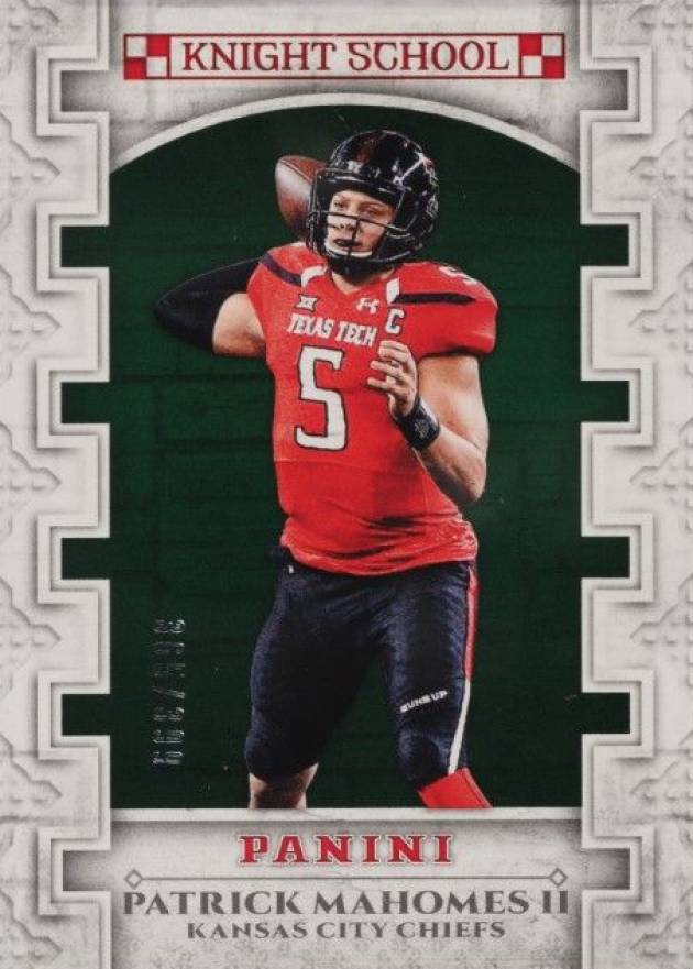 2017 Panini Knight School Patrick Mahomes II #PM Football Card