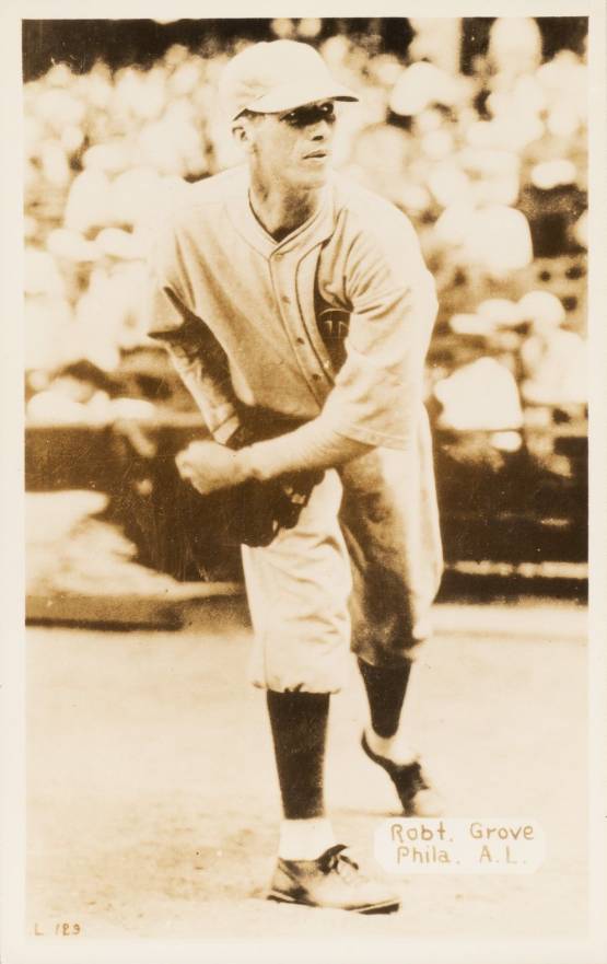 1933 Worch Cigar Robt. Grove # Baseball Card