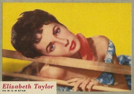 1953 Who-Z-at Star? Elizabeth Taylor #52 Non-Sports Card