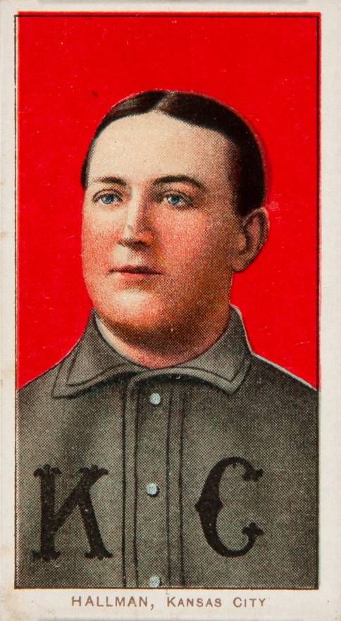 1909 White Borders Cycle 350 Hallman, Kansas City #202 Baseball Card