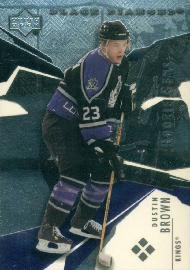 2003 Upper Deck Black Diamond Dustin Brown #193 Hockey Card